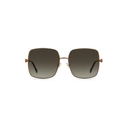 Occhiali da sole Jimmy Choo in metallo marrone