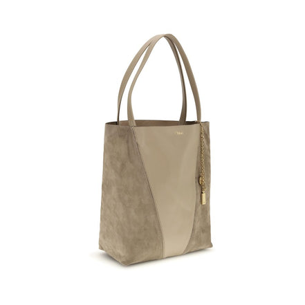Chloé Beige Calf Leather Shoulder Bag