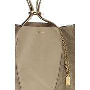 Chloé Beige Calf Leather Shoulder Bag