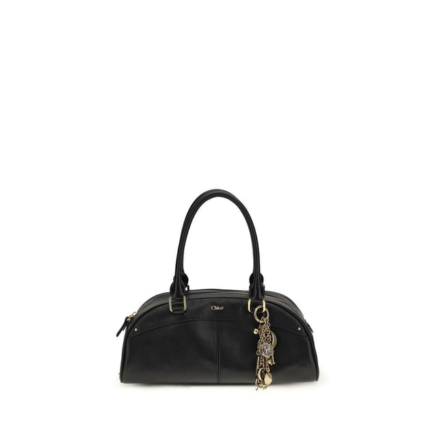 Sac à main Chloé en cuir de veau noir Bos Taurus