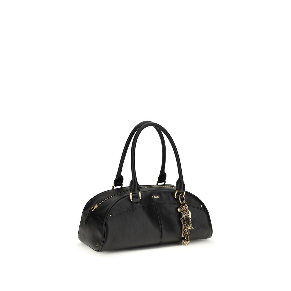 Sac à main Chloé en cuir de veau noir Bos Taurus