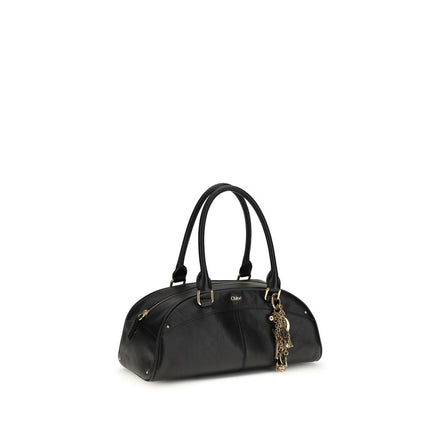 Sac à main Chloé en cuir de veau noir Bos Taurus