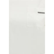 Brunello Cucinelli White Cotton T-Shirt
