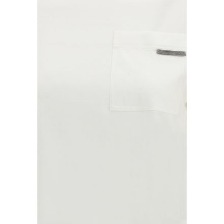 Brunello Cucinelli White Cotton T-Shirt