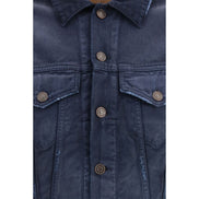 Veste en jean en coton bleu Balenciaga