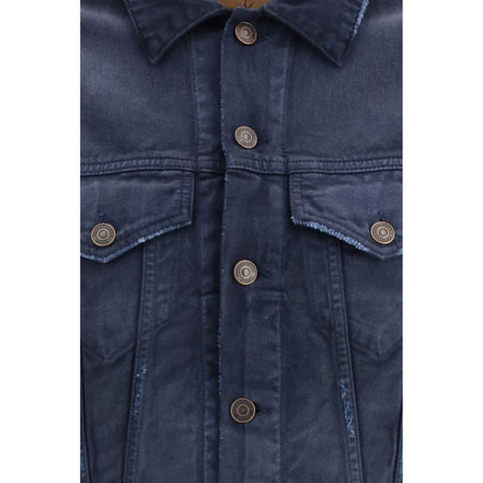 Veste en jean en coton bleu Balenciaga