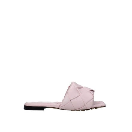 Sandali piatti Bottega Veneta in pelle di vitello multicolore