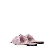 Sandali piatti Bottega Veneta in pelle di vitello multicolore