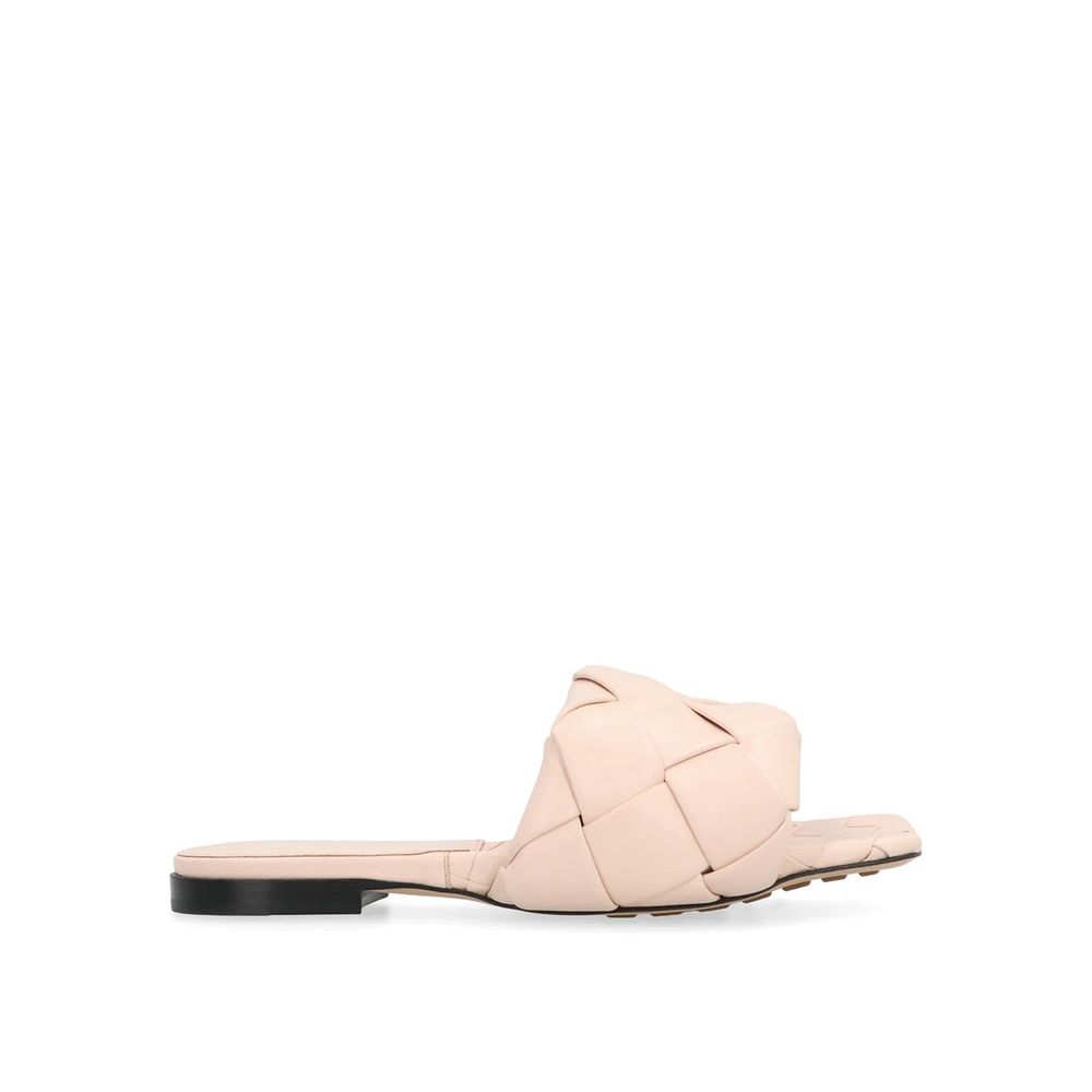 Sandales plates en cuir multicolore Bottega Veneta