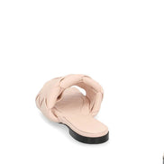 Sandales plates en cuir multicolore Bottega Veneta