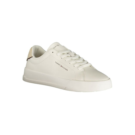 Sneaker da uomo Tommy Hilfiger in poliuretano bianco