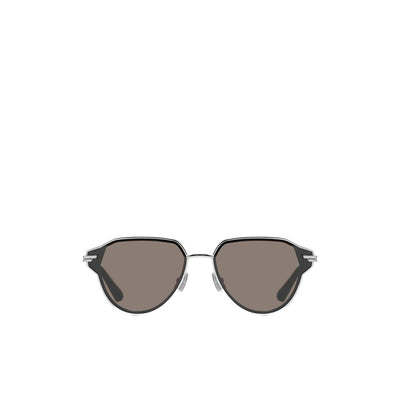 Bottega Veneta Silver Sunglasses