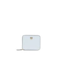 PINKO Blue Zip-Around Wallet