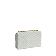 PINKO Gray Love One Classic Shoulder Bag