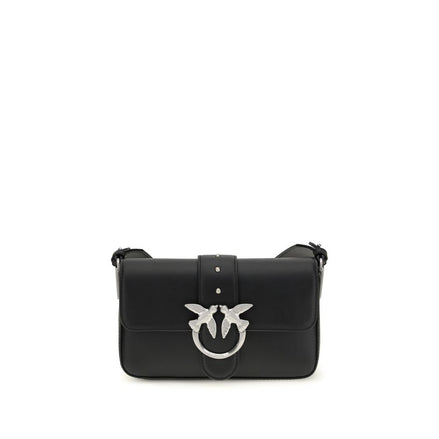 PINKO Black Mini Love Shoulder Bag