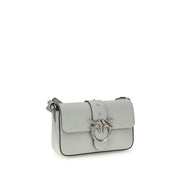 PINKO Gray Mini Love Shoulder Bag