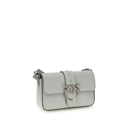 PINKO Gray Mini Love Shoulder Bag