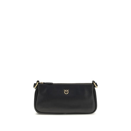 PINKO Black Half Moon Shoulder Bag