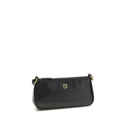 PINKO Black Half Moon Shoulder Bag