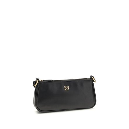 PINKO Black Half Moon Shoulder Bag