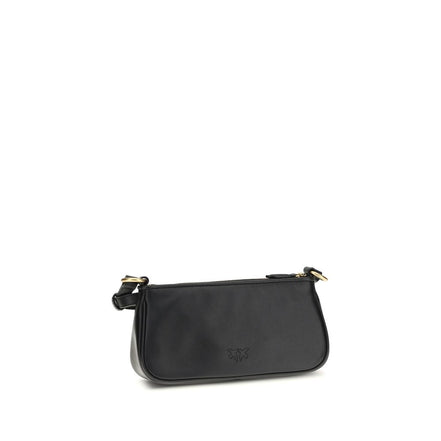 PINKO Black Half Moon Shoulder Bag