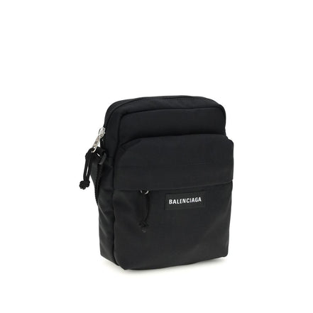 Sac bandoulière Balenciaga en polyamide noir