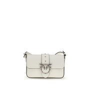 PINKO White Mini Love Shoulder Bag