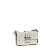 PINKO White Mini Love Shoulder Bag