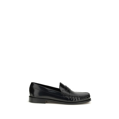 Tom Ford Black Calf Leather Slip-On Loafers