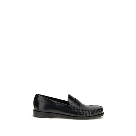Tom Ford Black Calf Leather Slip-On Loafers