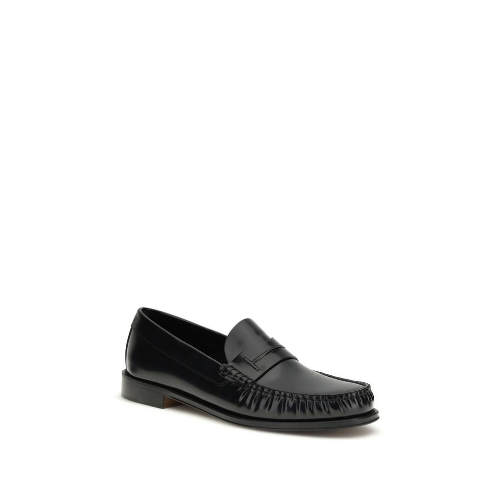 Mocassins à enfiler Tom Ford en cuir de veau noir Bos Taurus