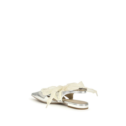 PINKO Silver Gianira Ballet Flats