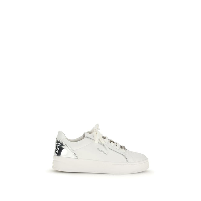 PINKO White Iris Low Top Sneakers