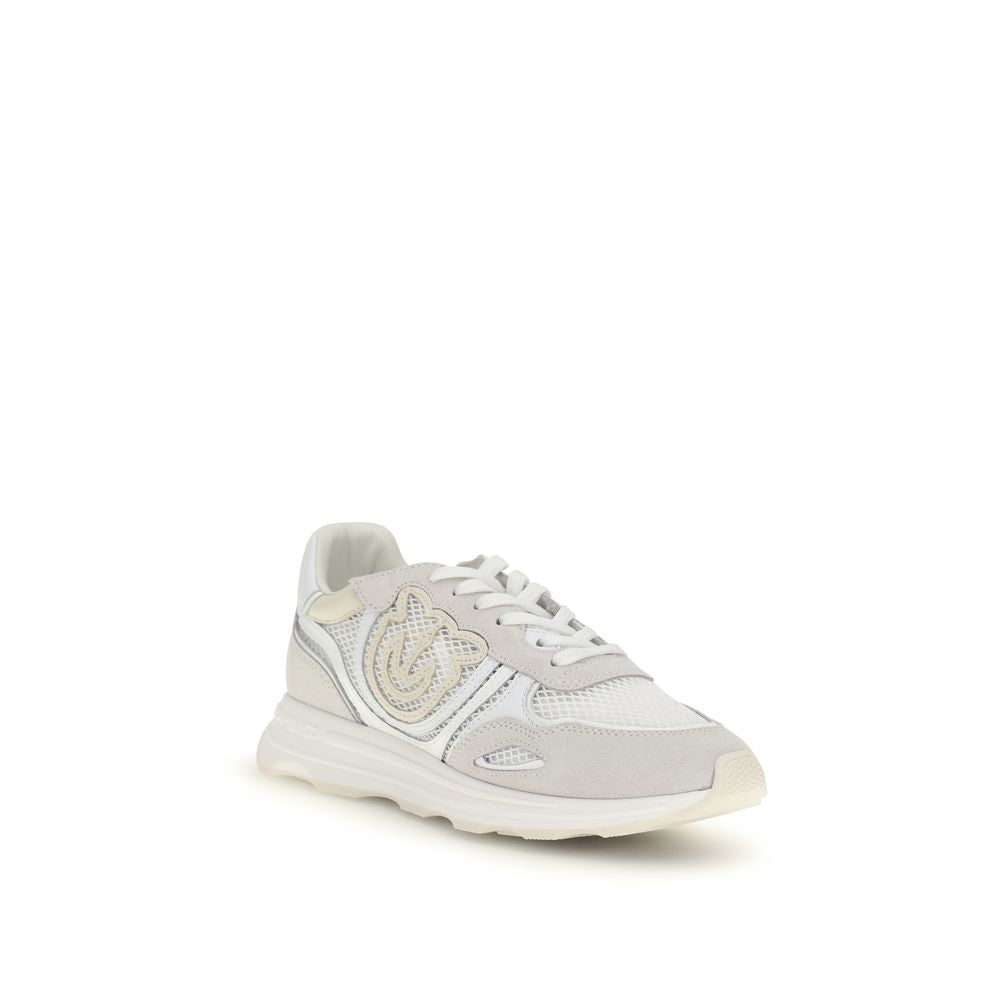 PINKO White Zoe Athletic Sneakers