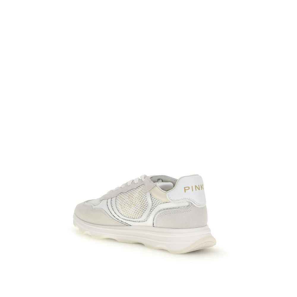 PINKO White Zoe Athletic Sneakers