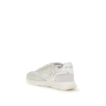 PINKO White Zoe Athletic Sneakers