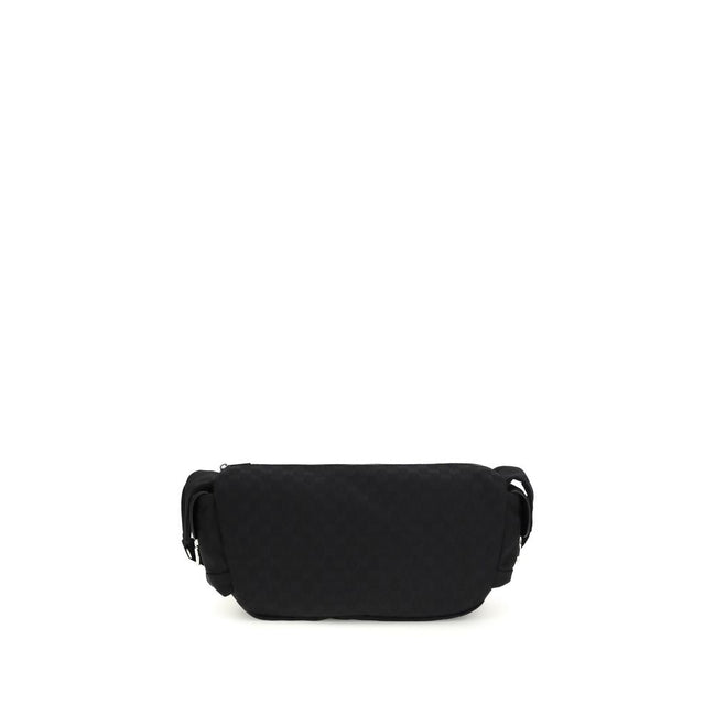 Borsa a Spalla Gucci Nera in Poliestere