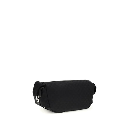 Borsa a Spalla Gucci Nera in Poliestere