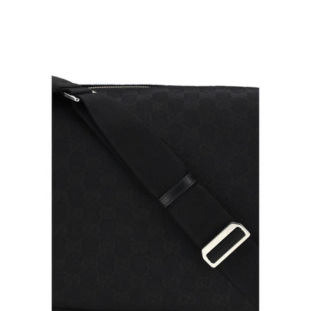 Borsa a Spalla Gucci Nera in Poliestere