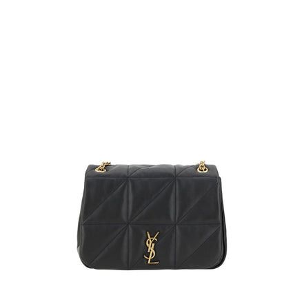 Borsa a tracolla Saint Laurent in pelle di vitello nera Bos Taurus