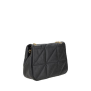 Borsa a tracolla Saint Laurent in pelle di vitello nera Bos Taurus