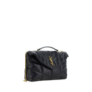 Sac à bandoulière Saint Laurent en agneau noir Ovis Aries Aries