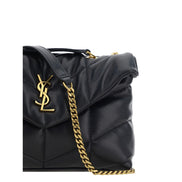 Sac à bandoulière Saint Laurent en agneau noir Ovis Aries Aries