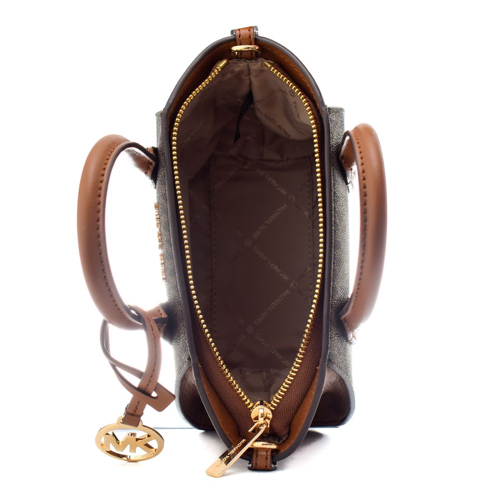 Sac à main en toile marron Michael Kors