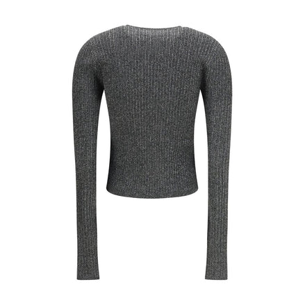 Amiri Black Viscose Cardigan