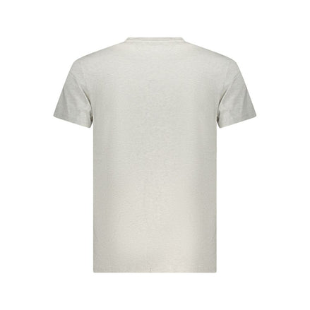 T-shirt da uomo Tommy Hilfiger in cotone grigio