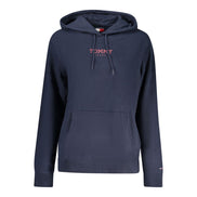 Sweat à capuche Tommy Hilfiger en coton bleu pour femme