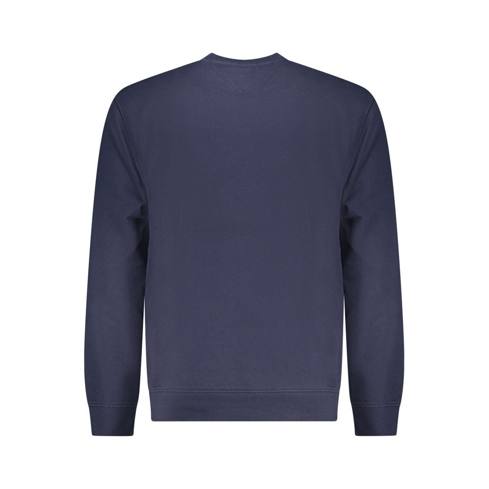 Felpa da uomo Tommy Hilfiger in cotone blu