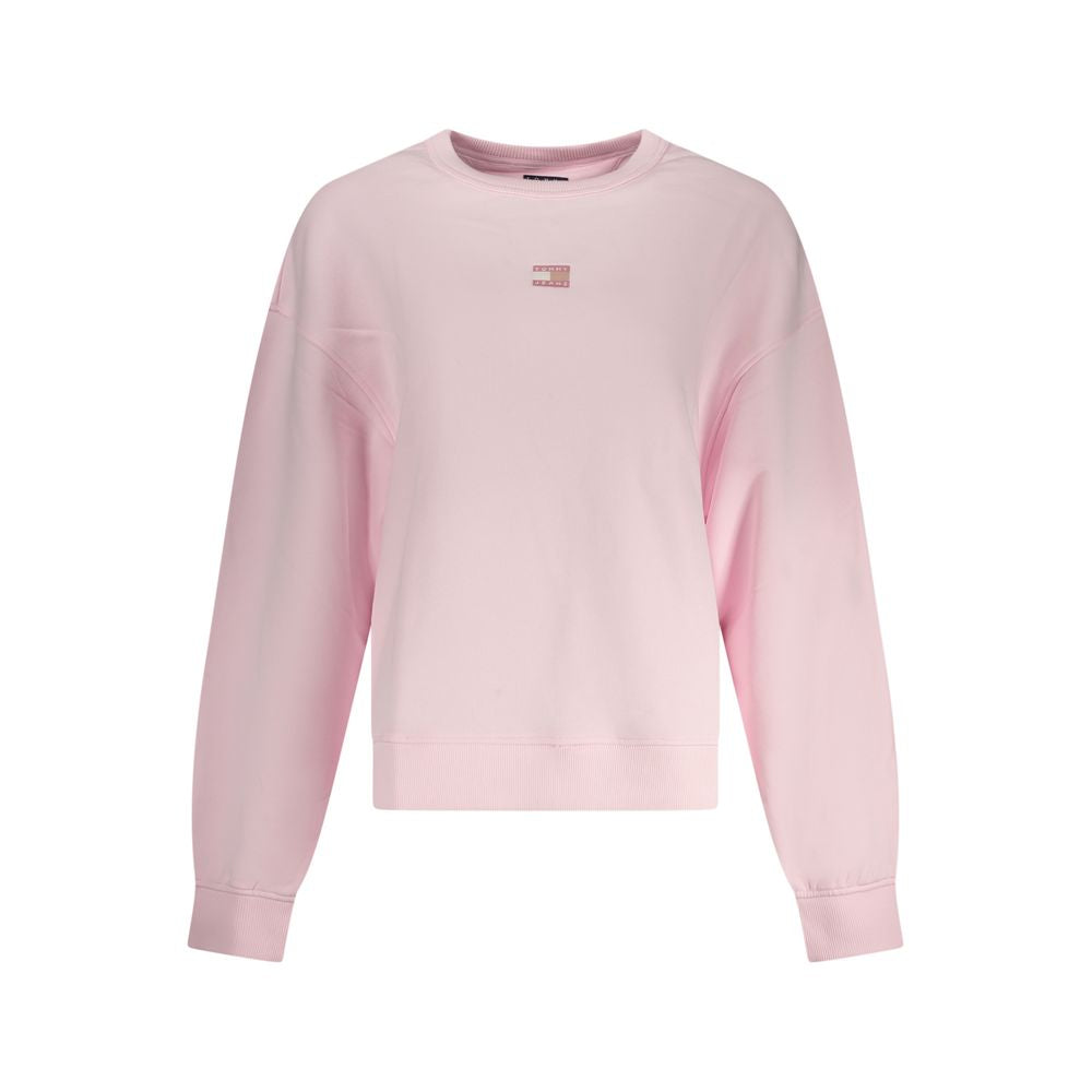 Sweat-shirt Tommy Hilfiger rose en coton pour femme