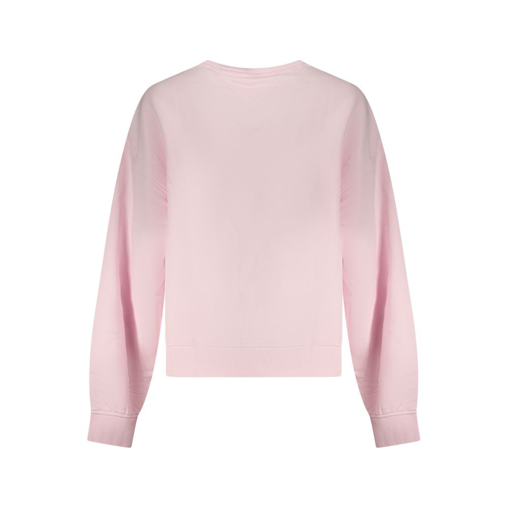 Sweat-shirt Tommy Hilfiger rose en coton pour femme